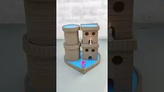 destroying a beautiful miniature clay house 😱#398