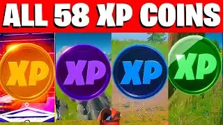 All 58 XP COINS LOCATIONS IN FORTNITE SEASON 4 Chapter 2 (WEEK 1-6)