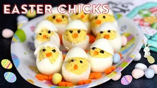 Easter Chick Deviled Eggs - How to Make Easter Chick Deviled Eggs