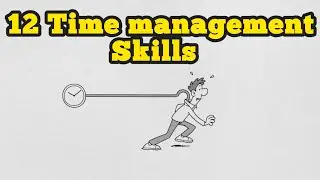 12 Time Management Skills | Time management tips | For saving time to be productive