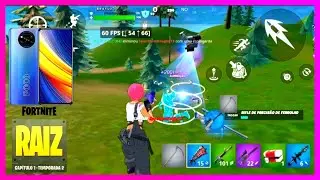 FORTNITE MOBILE 60 FPS (MODO OG RAIZ) GAMEPLAY POCO X3 PRO 8/256...