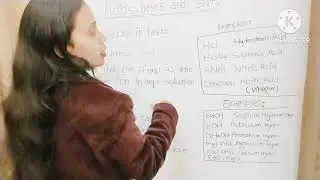 Acid and base and examples 🫣