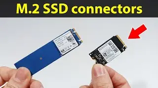 The difference between M.2 SSD connectors (PCIe vs SATA). Why do some M.2 SSD&rsquo;s have 2 notches?