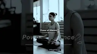 Power of SILENCE | Sounds of Silence 🔕 💪 #shorts #Thoughtstherapy