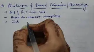 Limitations of Demand Forecasting | Demand Estimation | Easy Tutorial with Easy Explanation