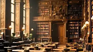 Silent Hours in the Old Library | Dark Academia Piano for Deep Focus & Study