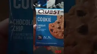 Quest chocolate chip cookie #viral #fyp #chocolatechipcookies #quest