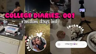 COLLEGE DIARIES 001: Random Days IML☆ | Dubai Chocolate, Hide and Seek, Shopping for food, and more!