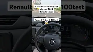 Renault Triber 1.0 Petrol MT | 0-100 test the best 👎|