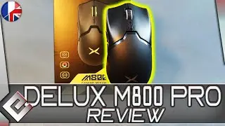 FR/ENG] DELUX M800 PRO : Review/test (Meilleure souris wireless budget & Comparaison Viper v2 pro)