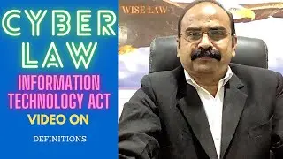 Cyber Law-Information Technology Act-DEFINITIONS