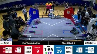 Upper Bracket  Round 2 Match 4 - 2025 FTC East Toronto Qualifier