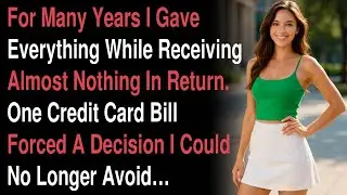 My Wife Threatened Divorce Over A Credit Card Bill | Cheating Story