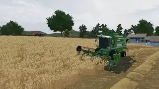 Primeira colheita de trigo|farming simulator 23| epis&oacute;dio 2