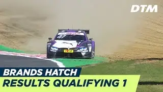 Results & Highlights - Qualifying 1 - DTM Brands Hatch 2018