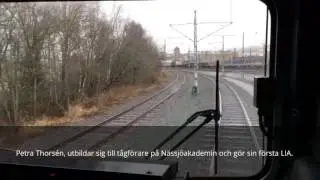 Petra Thors&eacute;n, N&auml;ssj&ouml;akademin, k&ouml;r godst&aring;g p&aring; sin f&ouml;rsta LIA.