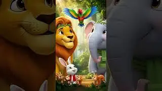 जंगल की सभा #cartoon #viral #shortvideo #hindi #shorts #animals #animation #jangal #3danimation#reel