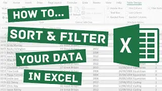 Как сортировать и фильтровать данные в Excel