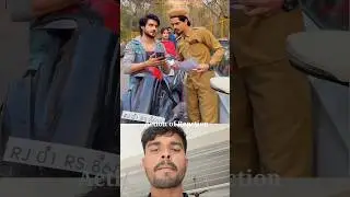 Traffic 🚦 police reaction... 😂😂🤔🤔😢😢 #funny #comedy #reaction