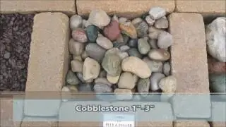 6 Cobblestone Landscape Rock Sizes Compared