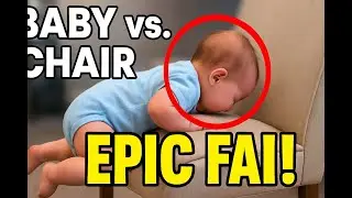 Baby's Adorable Head-First Chair Fail! #baby #adorable #funny #fails #babyshorts #babyvideos