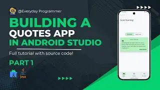 How to build a Stunning Quotes App in Android Studio Part 1 &ndash; Beginners Can Do This Too!