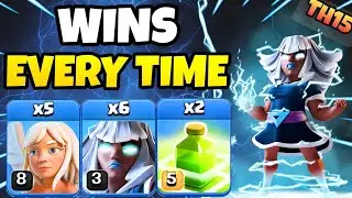 ЭЛЕКТРО ТИТАН ещё сильнее!! Стратегия атаки TH15 | Clash of Clans