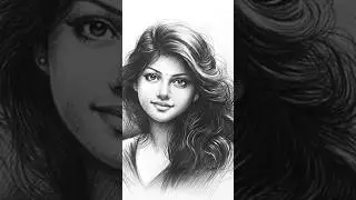 women portrait drawing 🤩