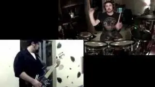 Volbeat - Still Counting - Bass and Drum Collaborational Cover W. Jdozant