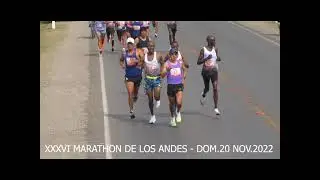 XXXVI EDICION DE LA MARATHON DE LOS ANDES - DOM.20 NOV.2022.