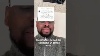 Modification du bail : les règles pour un couple marié.