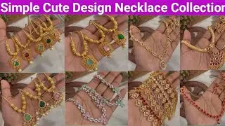 Simple Cute design Stone necklace collection | Free Shipping #wholesale #trending #jewellery