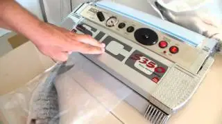 Envasado al vacío de pescado con el modelo Sico profesional S350