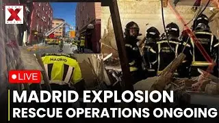 Madrid Caf&eacute; Blast LIVE: Madrid Explosion Caught On Camera | Rescue Ongoing | NewsX World
