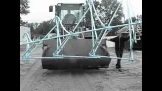 MistWave being installed at Cedar Grove beach