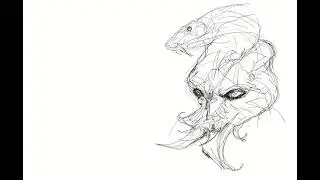 Tablebeast Hybrid Drawing: This Stage of Light, 10-8-21