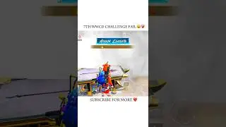 7TH WWCD CHALLENGE FAIL😩❤️&zwj;🩹 #shrots #1v4clutch  #bgmi #touopgaming