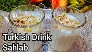 Sahlab Turkish Drink Recipe/Winter Drink #sahlab #winterdrink #dessertdrink