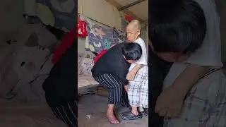 The Crazy Father And His Two Disabled Children Are So Pitiful #touchingclip #sadstory