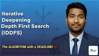 Iterative Deepening (IDDFS) Search Algorithm Explained | AI Tutorial