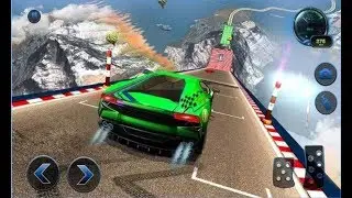 Impossible Car Crash Stunts Car Racing Game / Android Gameplay Video