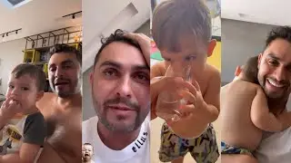 MANO WALTER CUIDANDO DO SEU FILHO JOSÉ SOZINHO #manowalter #filhos