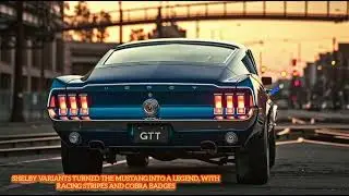 1967&ndash;1968 Ford Mustang Evolution: Iconic First-Gen Facelift & Shelby Muscle Cars Explained