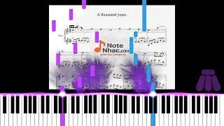 A thousand years | Free Sheet PDF | Beginner Piano Tutorial