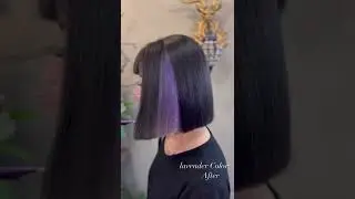 lavender color #haircolour #shorts #video #color #lavender