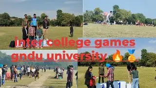 Inter college games🏅GNDU university 2023 hard competition 🔥#intercollege #athlete #athletics