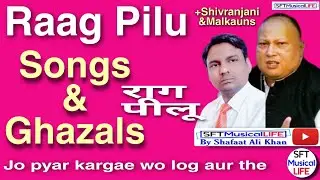 raag pilu songs-ghazal-राग पीलू फ़िल्मी गाने-shafaat ali khan-sft musical life