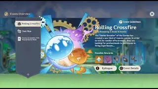 Claiming All Rewards Rolling Crossfire Event | Genshin Impact 4.5