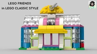Lego Friends in Lego Classic Style Mini building Hair Salon 41743