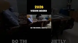 Доска визуализации 2026 #VisionBoard2026 #TrustTheProcess #SilentWork #ConsistencyOverMotivation ...